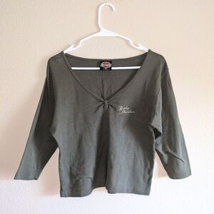 Harley-Davidson 3/4 sleeve shirt